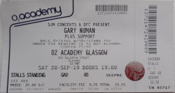 Gary Numan Glasgow Ticket 2019